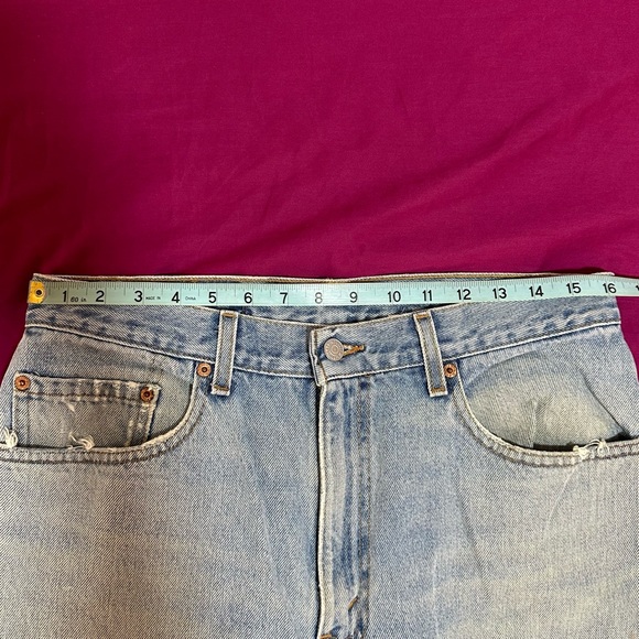 Vintage Levis 505 Jeans 34 X 32 Made In Usa - Picture 5 of 8